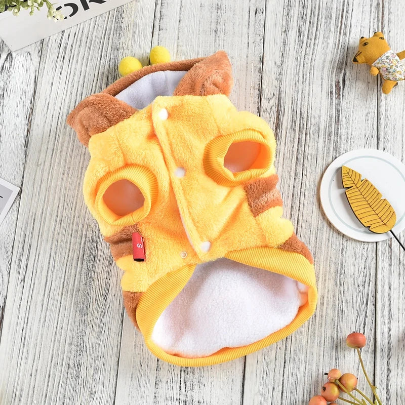 Déguisement abeille peluche pour chien