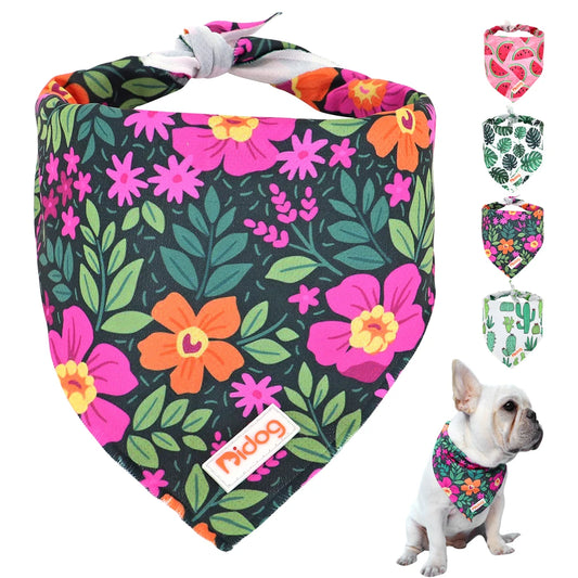 Bandana Pour Chien en Coton Doux