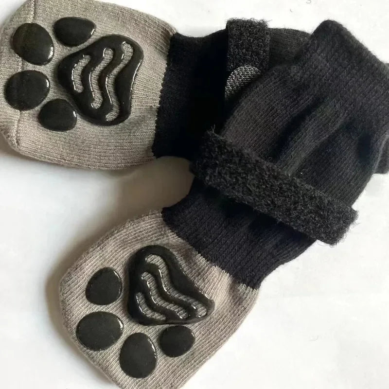 Chaussettes avec sangles réglables pour chien