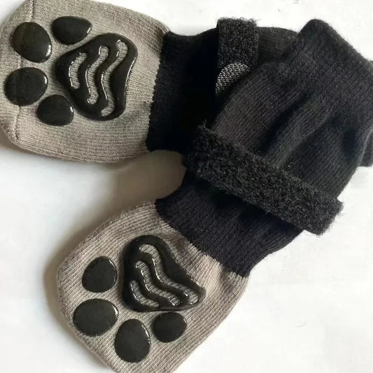 Chaussettes avec sangles réglables pour chien