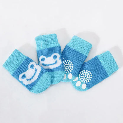 Chaussettes imprimées grenouille pour chien