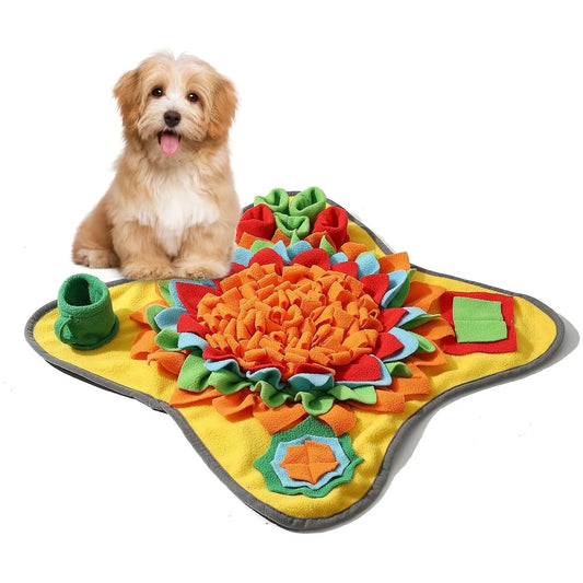 Tapis de fouille coloré pour chien