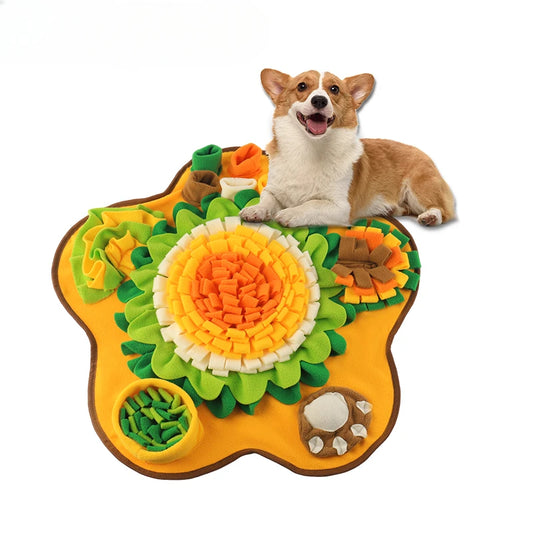 Tapis multifonctionnel de fouille pour chien