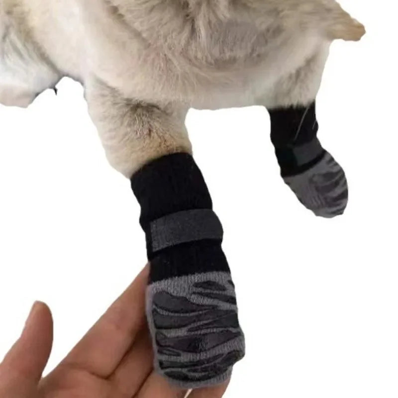 Chaussettes avec sangles réglables pour chien