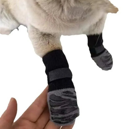 Chaussettes avec sangles réglables pour chien