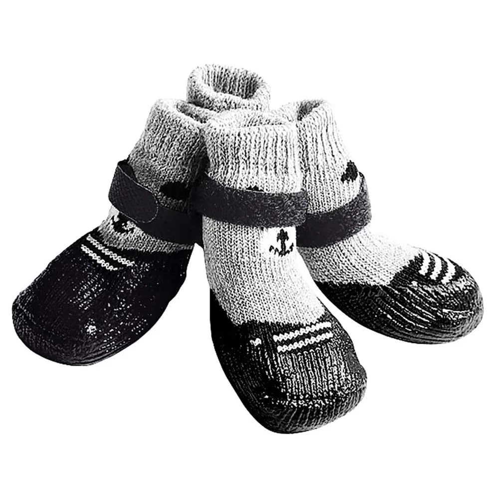 Chaussettes réglables colorées pour chien