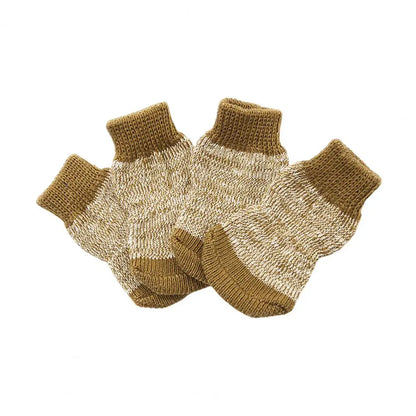 Chaussettes antidérapantes légères pour chien