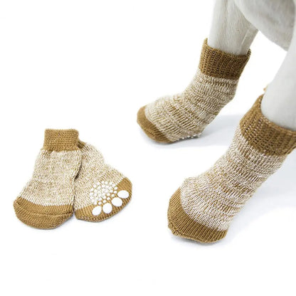 Chaussettes antidérapantes légères pour chien