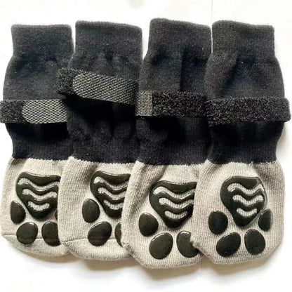 Chaussettes avec sangles réglables pour chien