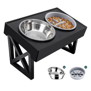 Support de gamelle surélevé pour chien