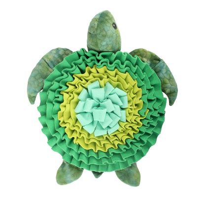 Tapis de fouille en forme de tortue pour chien