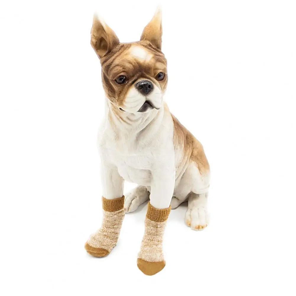 Chaussettes antidérapantes légères pour chien