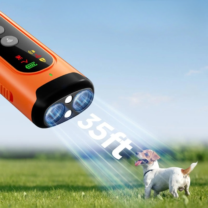 Répulsif pour chien avec une lampe