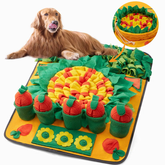Tapis coloré de fouille pour chien