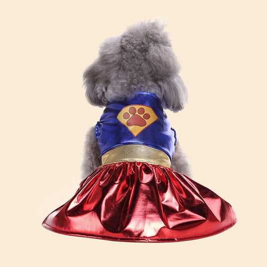Déguisement super women pour chien