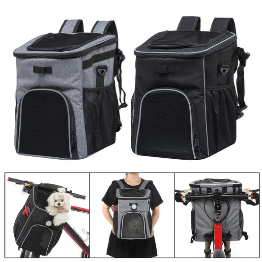 Panier de vélo ventilé pour chien