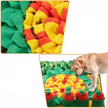 Tapis coloré de fouille pour chien