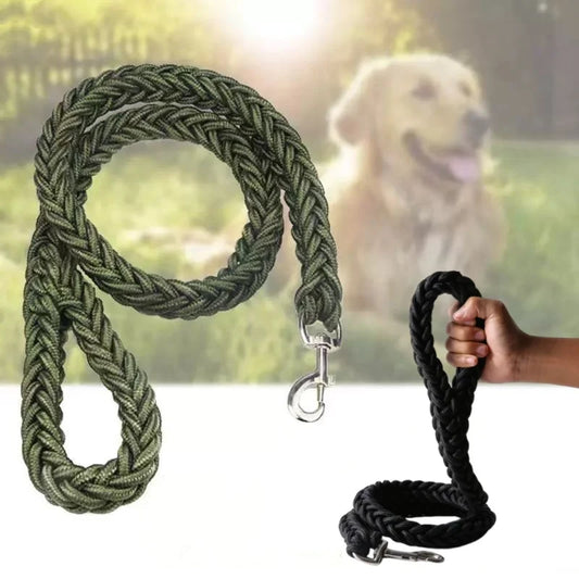 Laisse en corde tressée pour chien