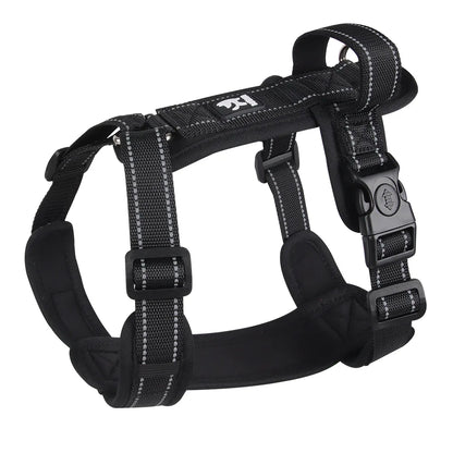 Harnais anti-traction coloré pour chien