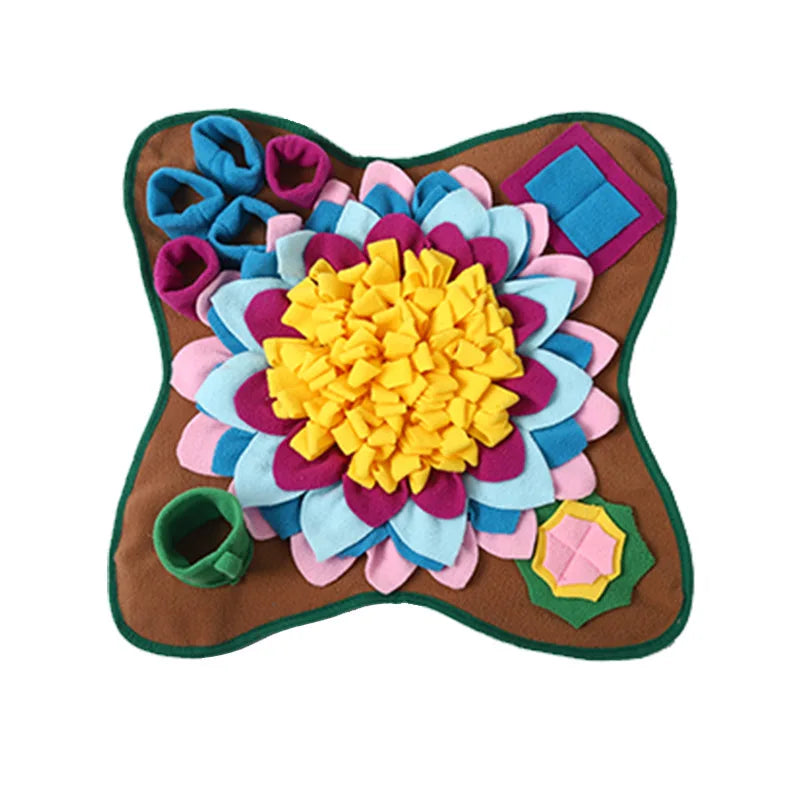Tapis de fouille coloré pour chien