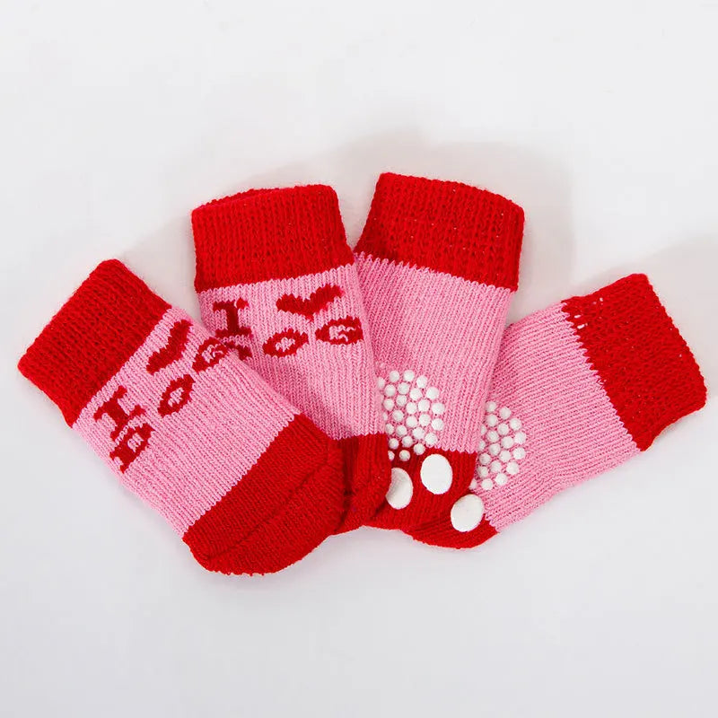Chaussettes imprimées grenouille pour chien