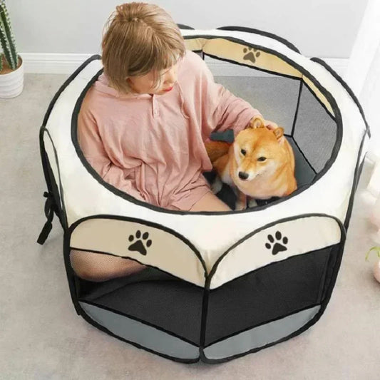 Tente pliable d'intérieur pour chien