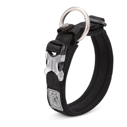 Collier rembourré réglable pour chien