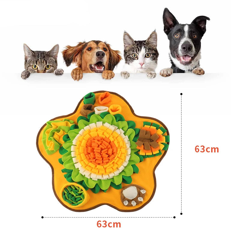 Tapis multifonctionnel de fouille pour chien