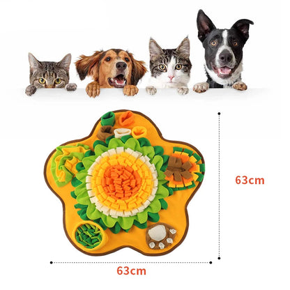 Tapis multifonctionnel de fouille pour chien