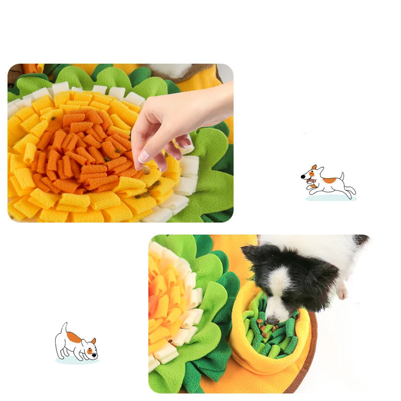 Tapis multifonctionnel de fouille pour chien