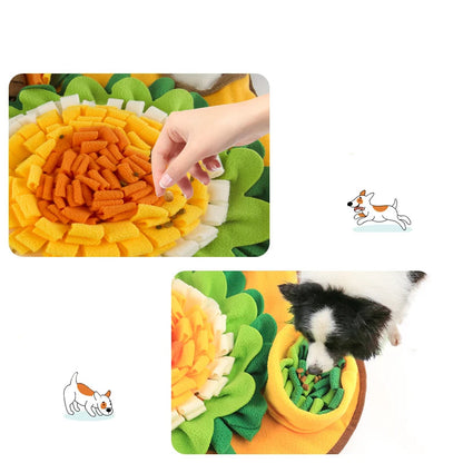 Tapis multifonctionnel de fouille pour chien