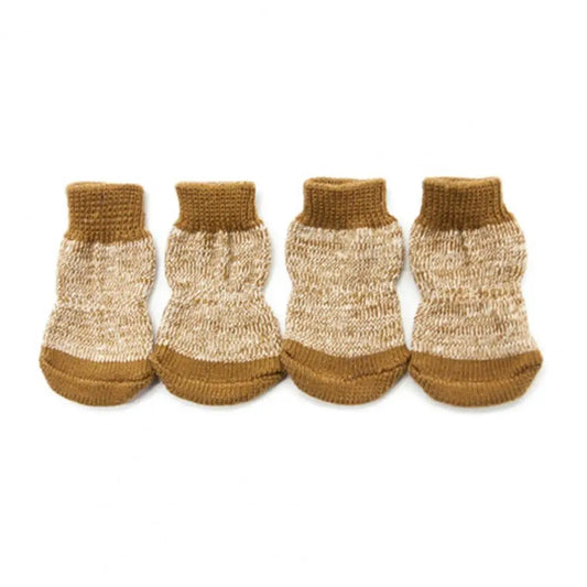 Chaussettes antidérapantes légères pour chien