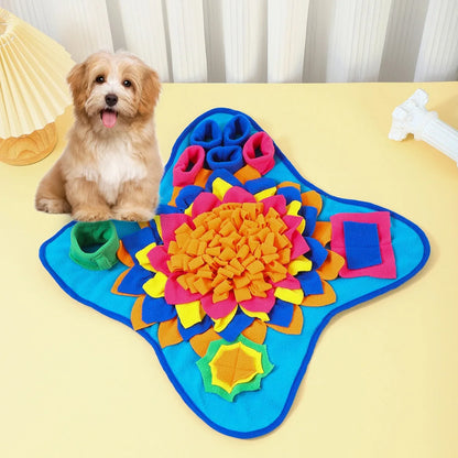 Tapis de fouille coloré pour chien