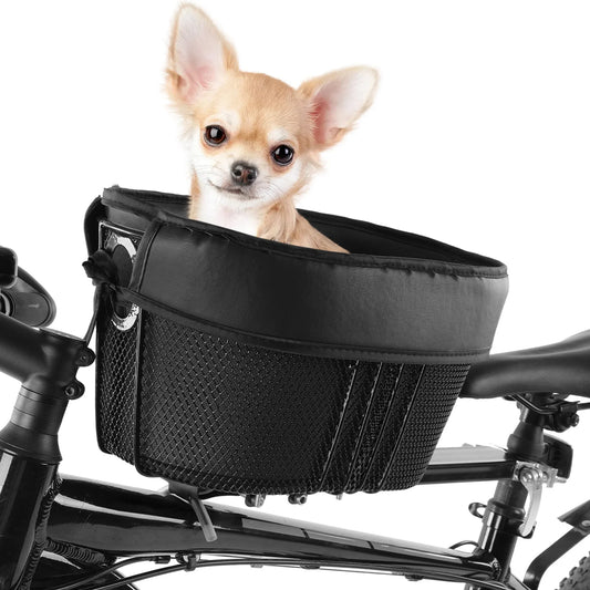 Panier de vélo en fer pour chien