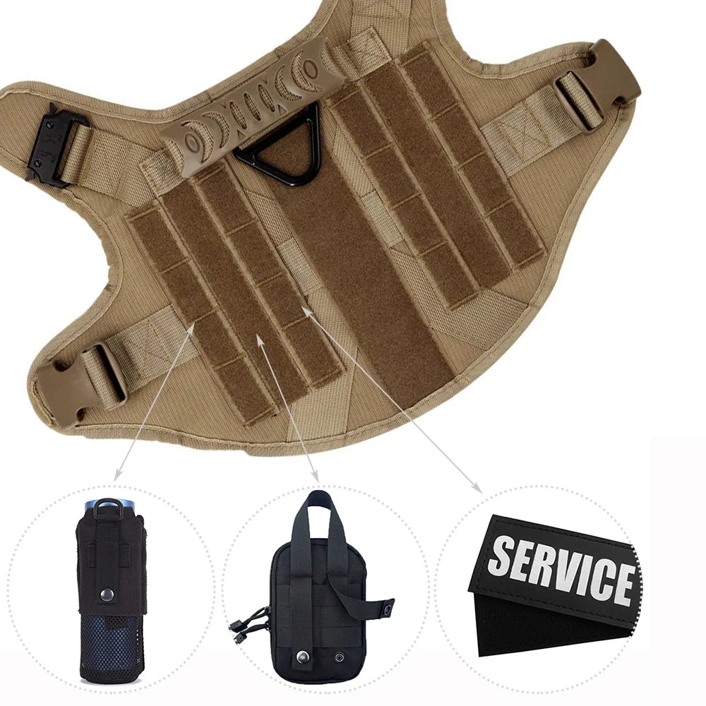 Harnais militaire pour chien