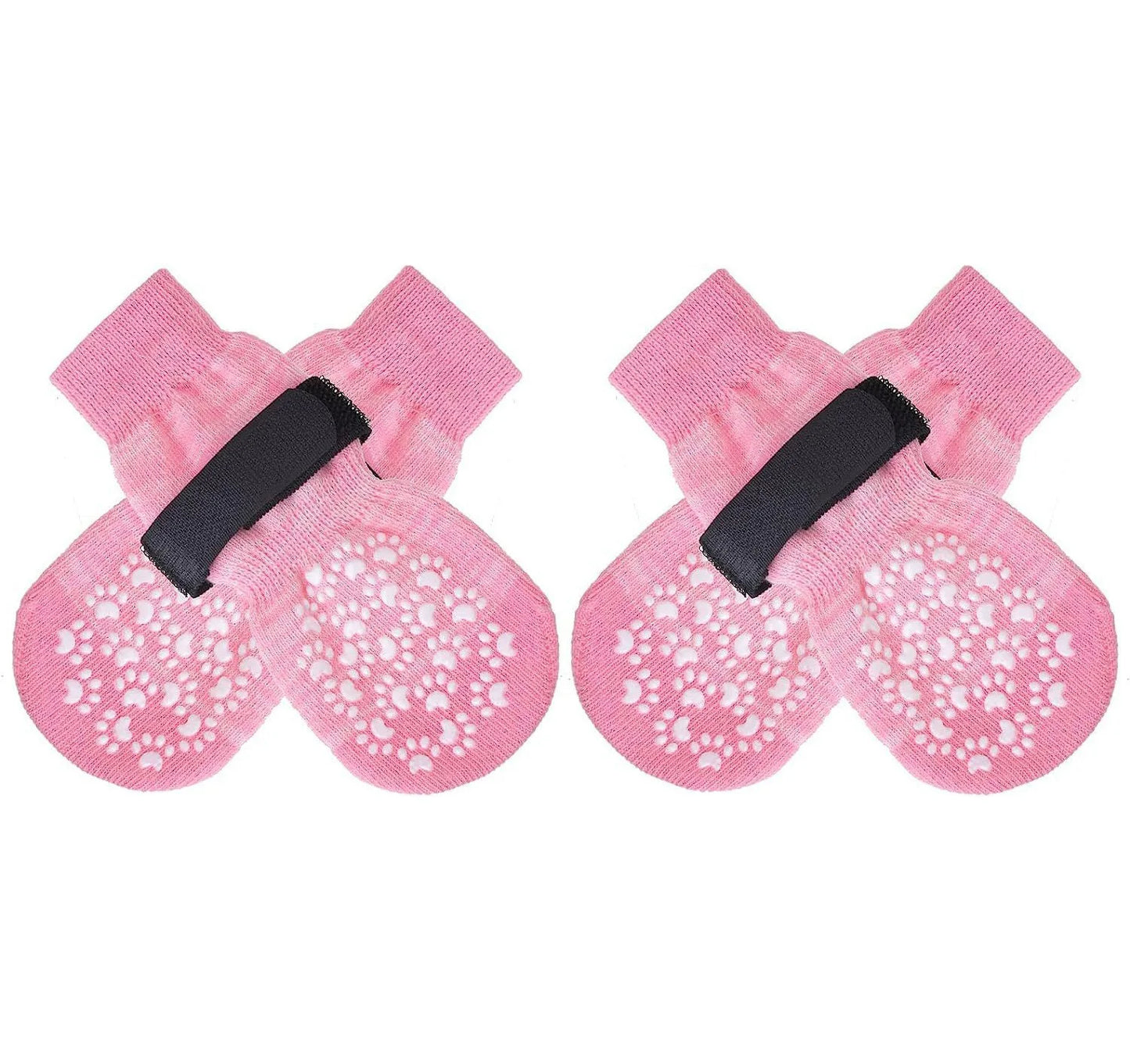 Chaussettes avec des protections de pattes pour chien