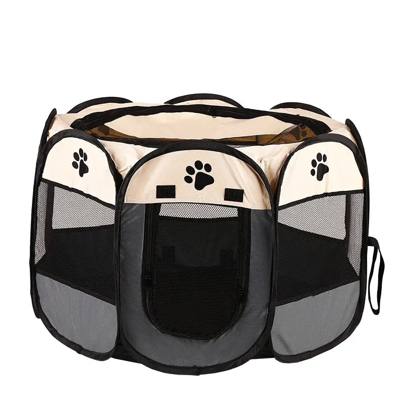 Parc intérieur pour chien pliable
