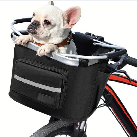 Panier vélo confortable pour chien