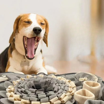 Tapis de fouille en forme d'os pour chien