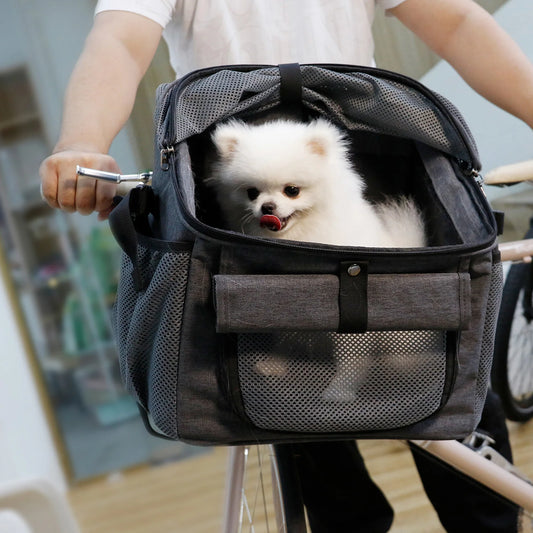 Panier extensible de vélo pour chien