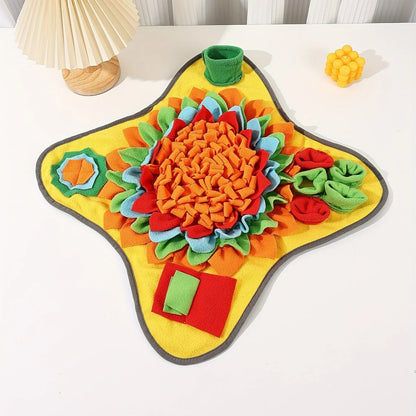 Tapis de fouille coloré pour chien